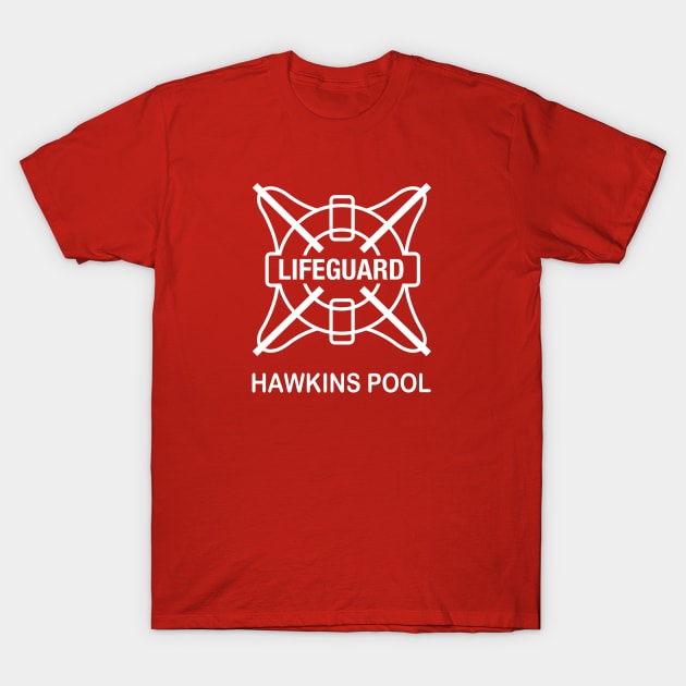 Hawkins Lifeguard T-Shirt by FOUREYEDESIGN